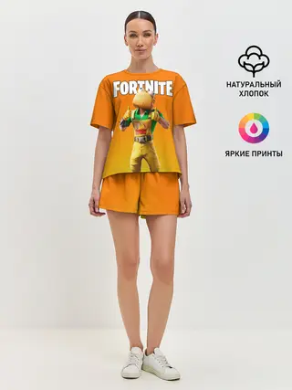 Женская пижама с шортами / Fortnite [007]
