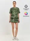 Женская пижама с шортами / ВЯЗАННЫЙ КАМУФЛЯЖ