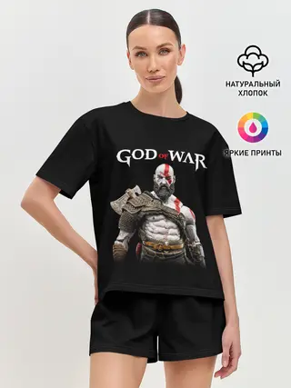 Женская пижама с шортами / God of War