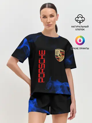 Женская пижама с шортами / porsche