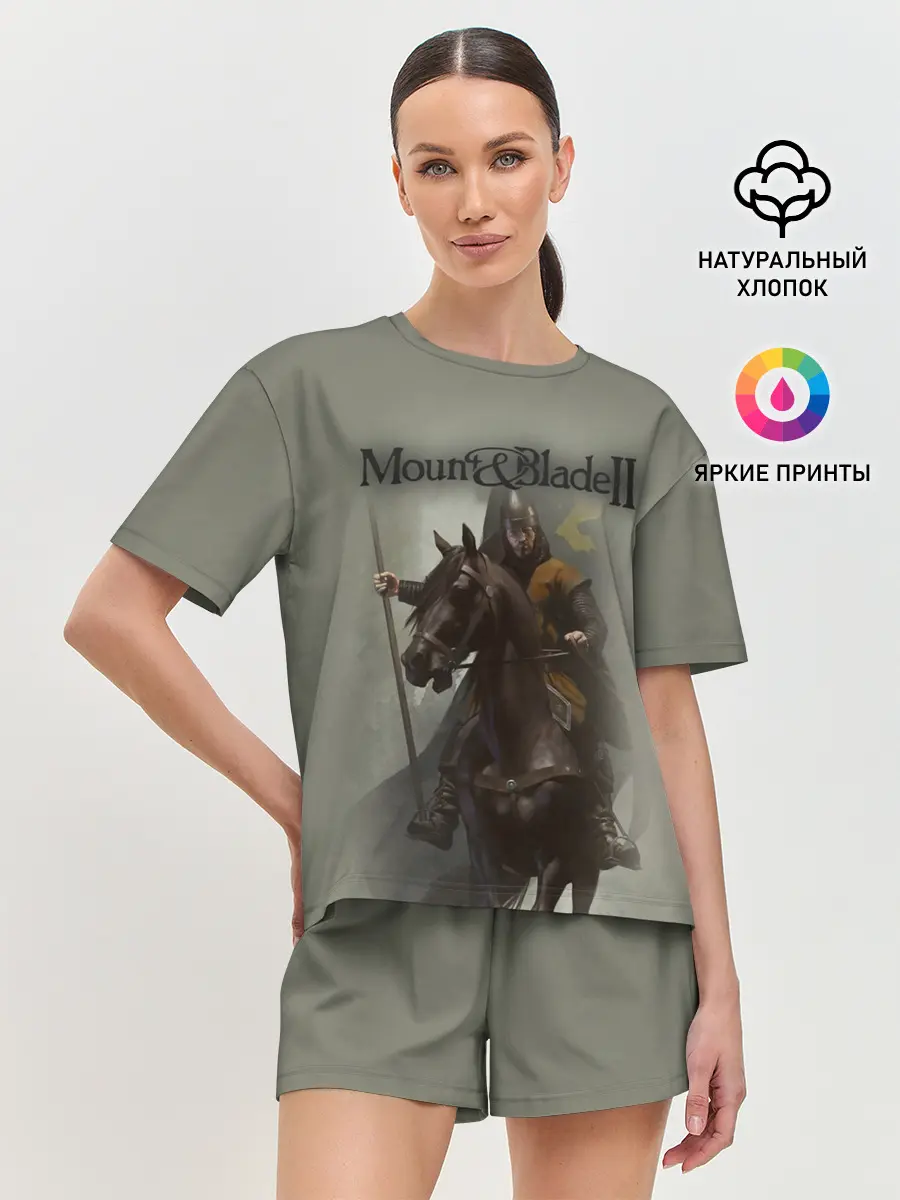 Женская пижама с шортами / Mount and Blade 2