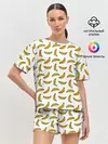 Женская пижама с шортами / Бананы
