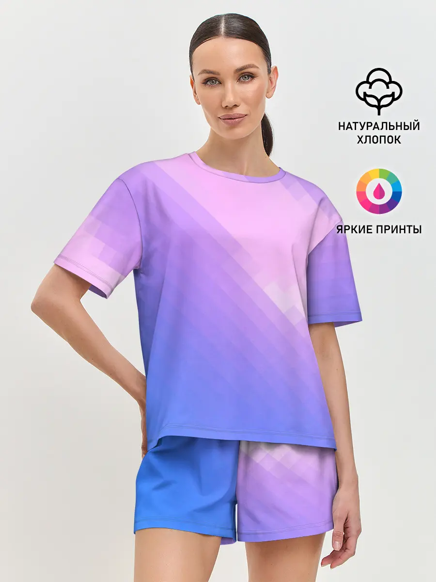 Женская пижама с шортами / Пикси