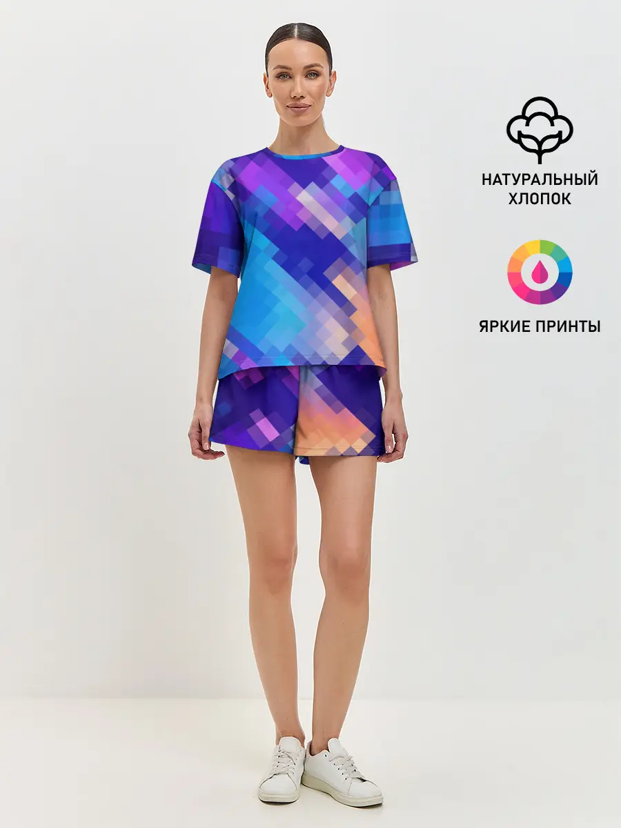 Женская пижама с шортами / Пикси