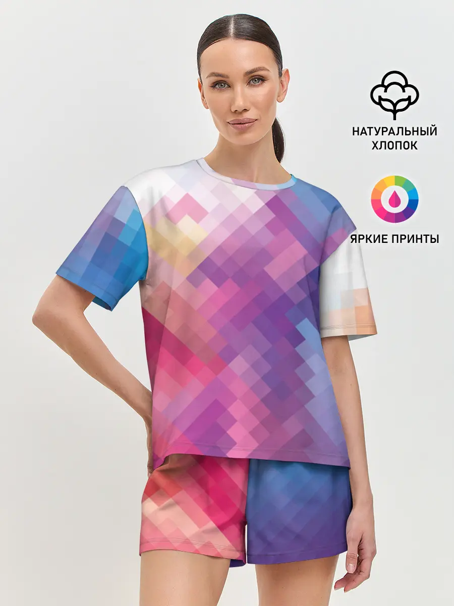 Женская пижама с шортами / Пикси