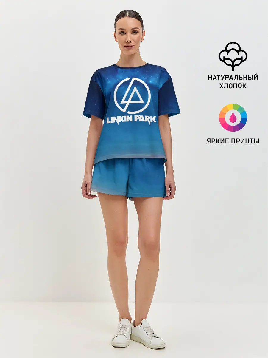 Женская пижама с шортами / Linkin Park
