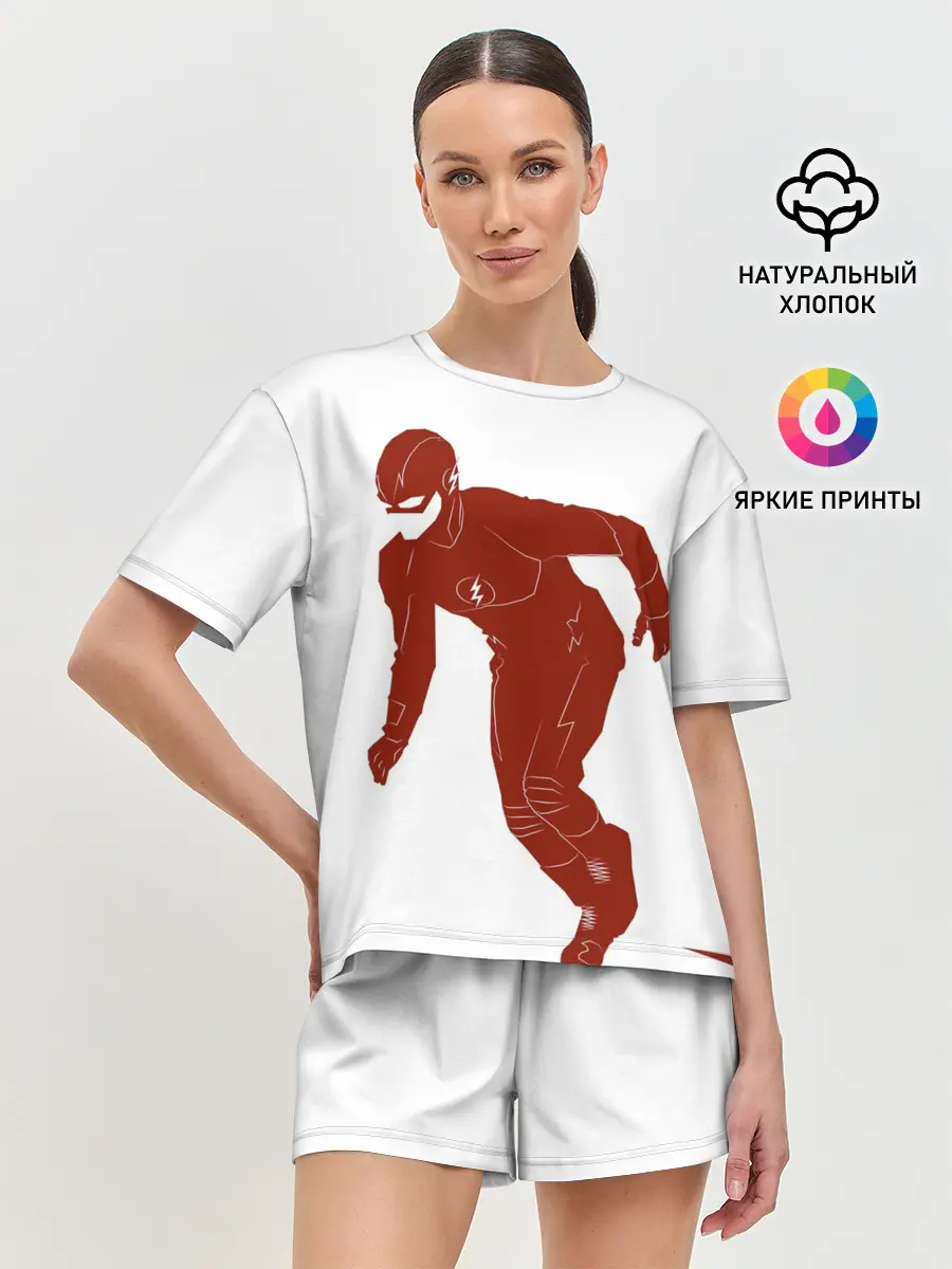 Женская пижама с шортами / The Flash