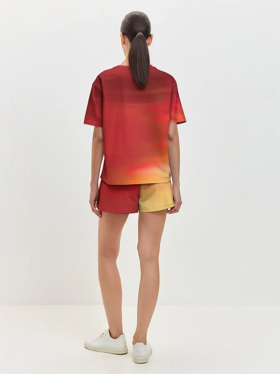 Женская пижама с шортами / The Flash Logo Pattern