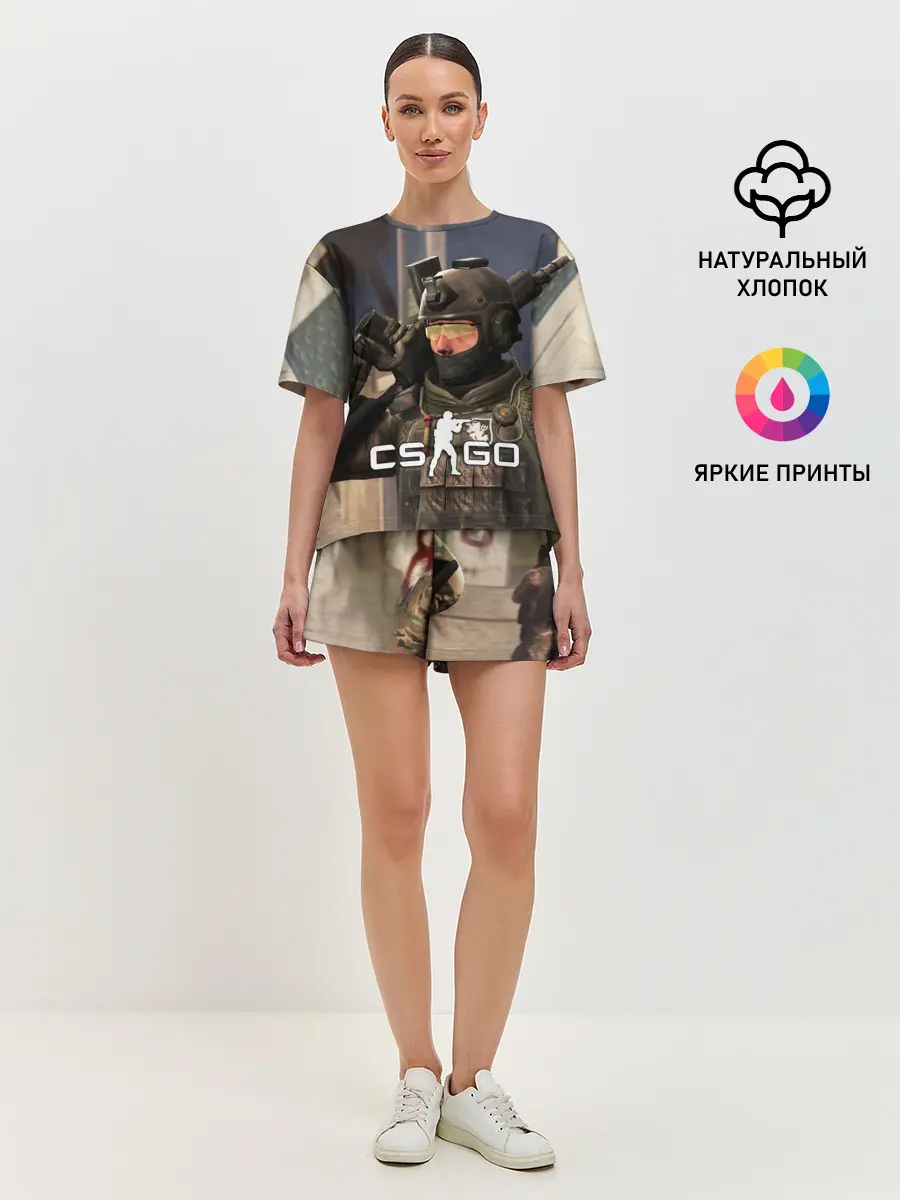 Женская пижама с шортами / CS:GO