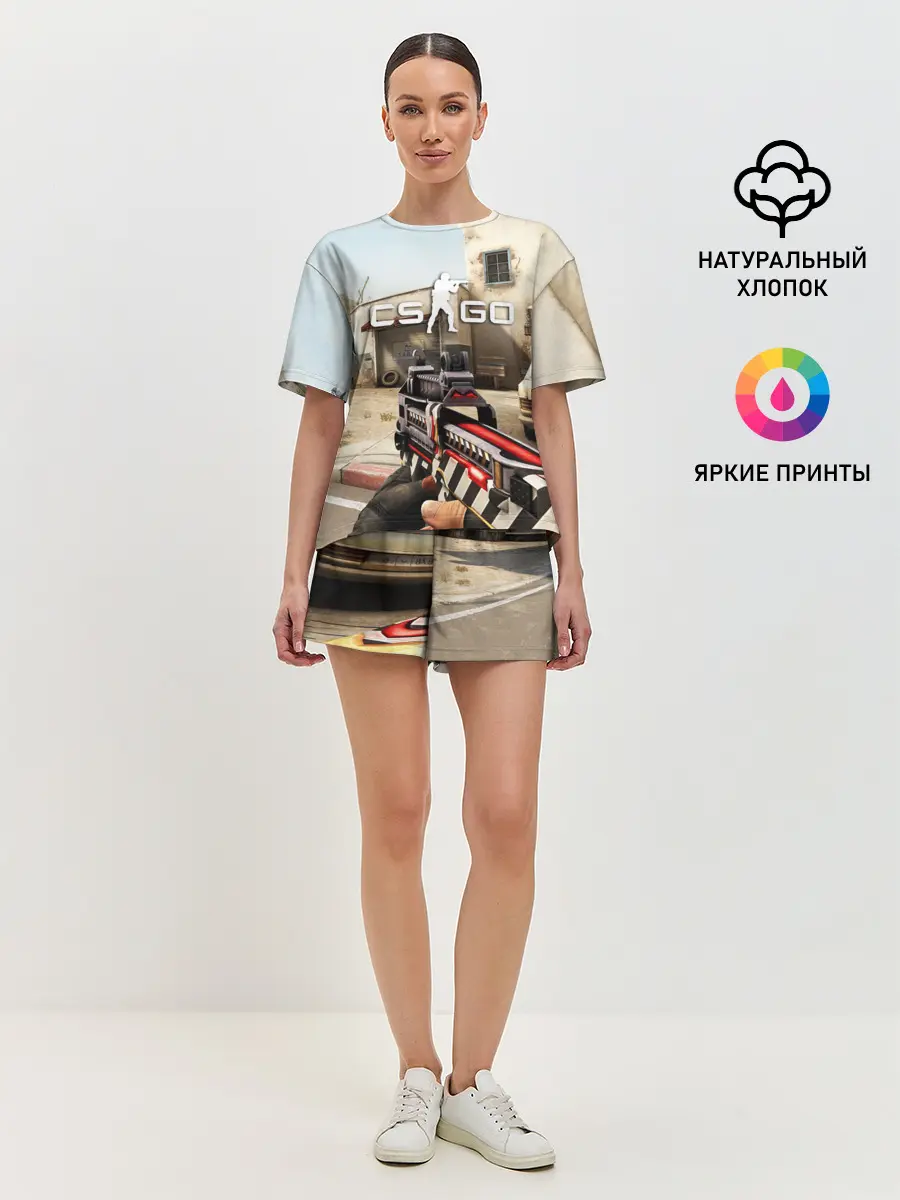 Женская пижама с шортами / CS:GO - The Aggressor | Aгрессор