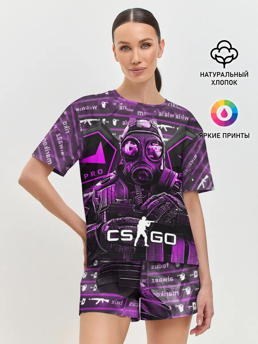 Женская пижама с шортами / CS:GO