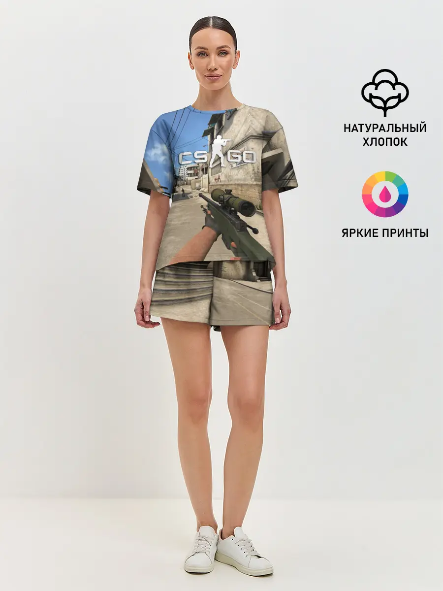 Женская пижама с шортами / CS:GO