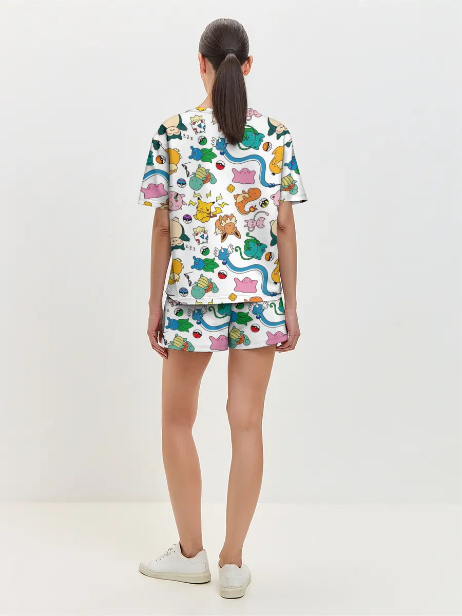 Женская пижама с шортами / ПОКЕМОНЫ