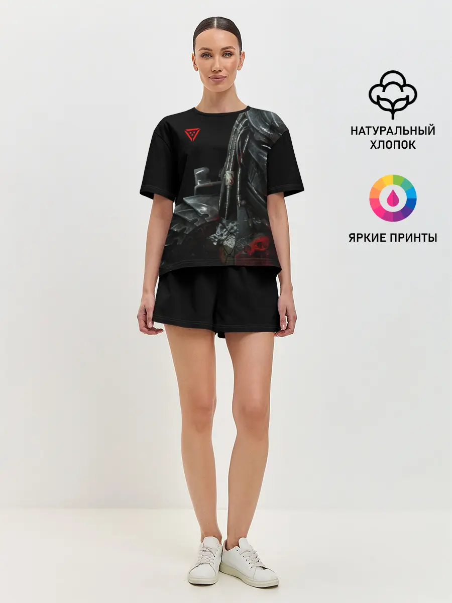 Женская пижама с шортами / PREDATOR: HUNTING GROUNDS.