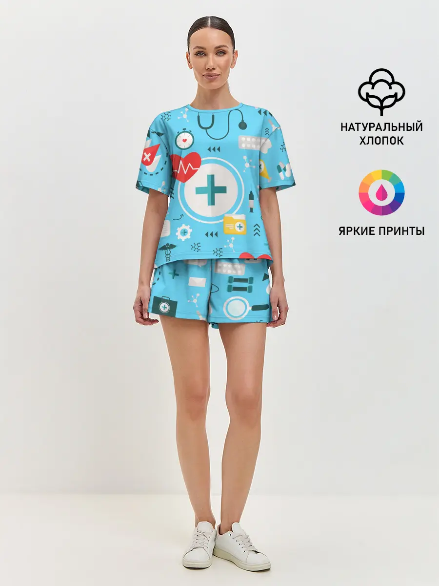 Женская пижама с шортами / Лучший доктор