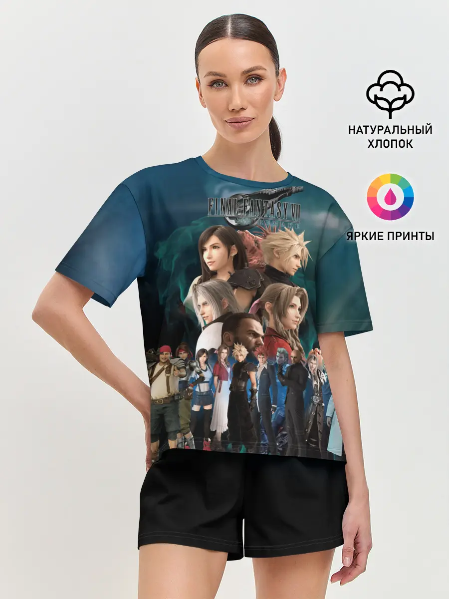 Женская пижама с шортами / Final Fantasy VII Remake