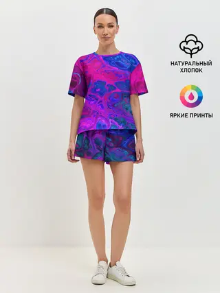 Женская пижама с шортами / FRACTAL