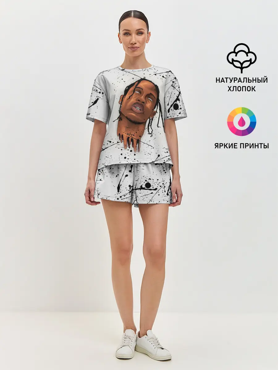 Женская пижама с шортами / TRAVIS SCOTT