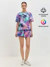 Женская пижама с шортами / Color splashes