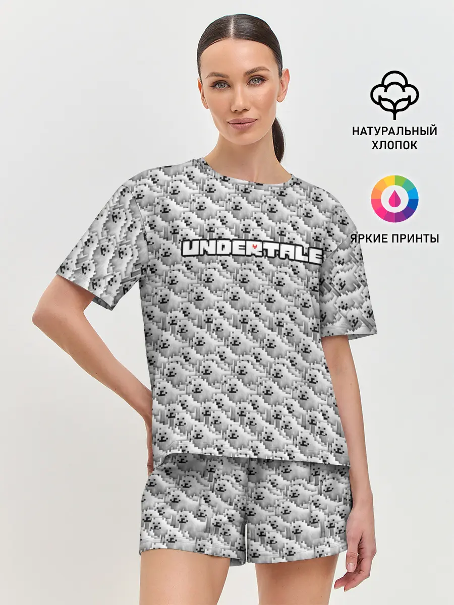 Женская пижама с шортами / UNDERTALE