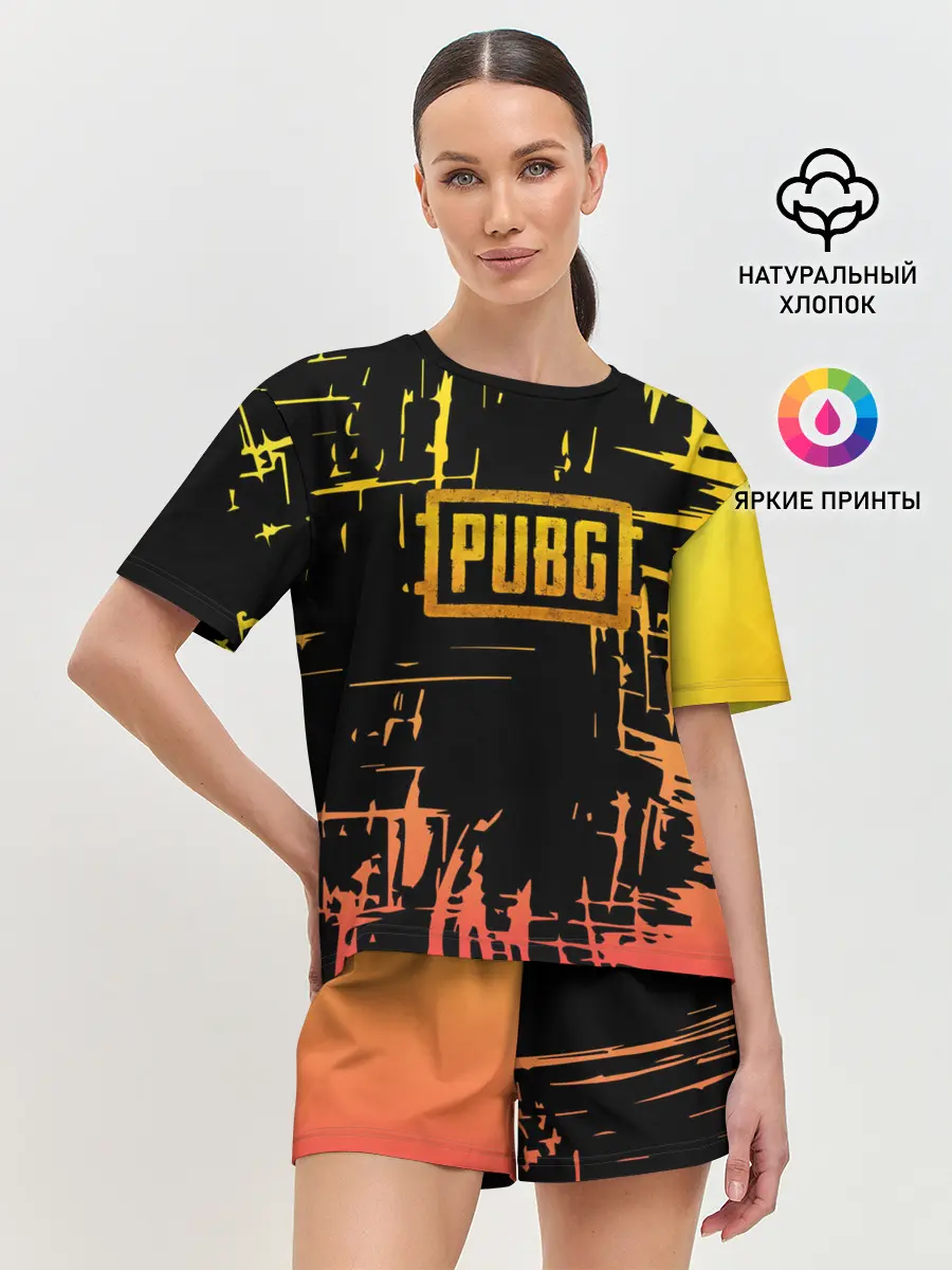 Женская пижама с шортами / PUBG