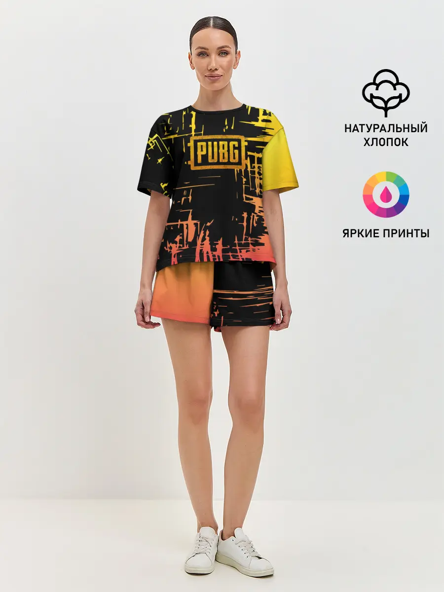 Женская пижама с шортами / PUBG