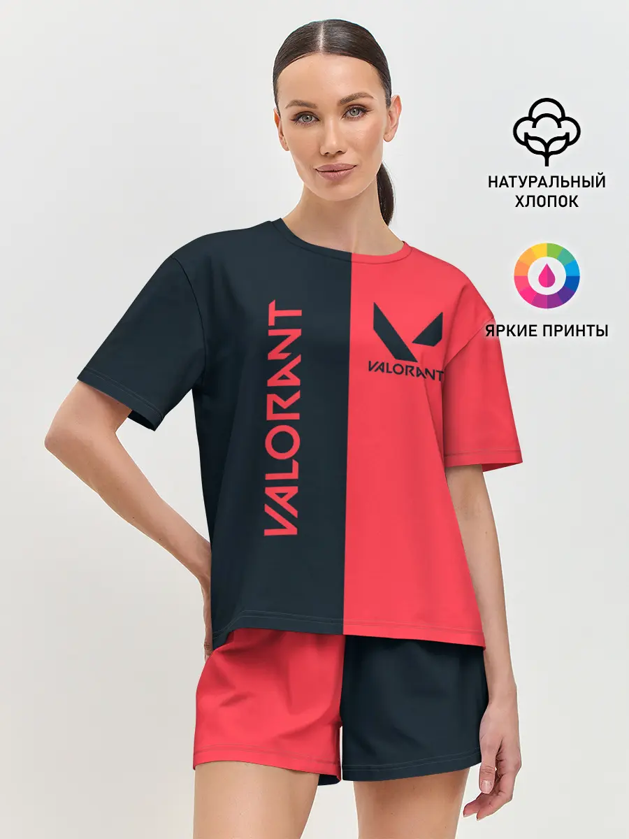 Женская пижама с шортами / VALORANT | ВАЛОРАНТ