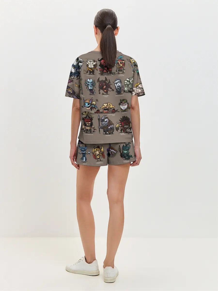 Женская пижама с шортами / Коры Доты 2