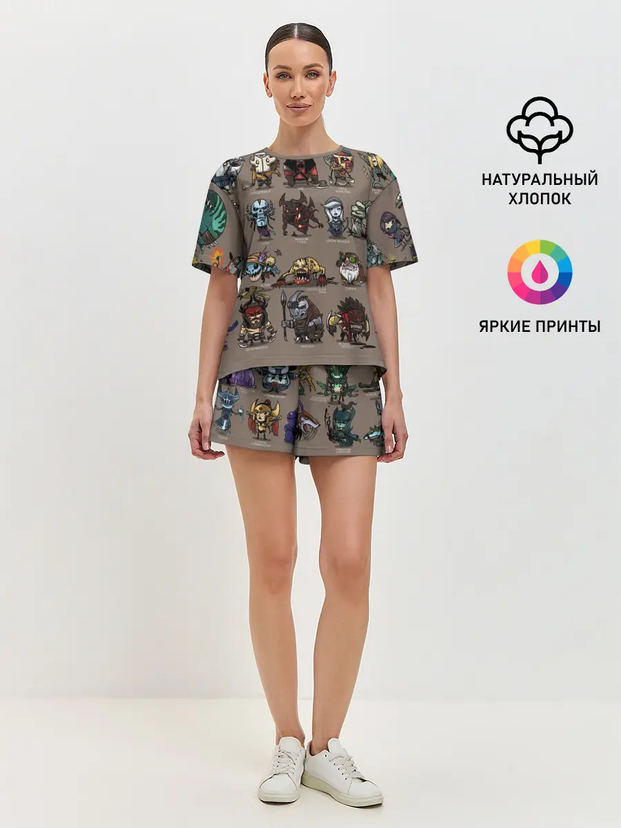 Женская пижама с шортами / Коры Доты 2