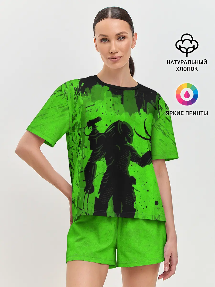 Женская пижама с шортами / Predator