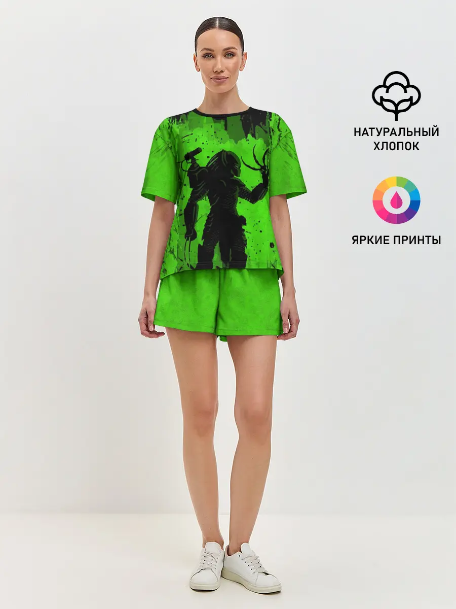 Женская пижама с шортами / Predator