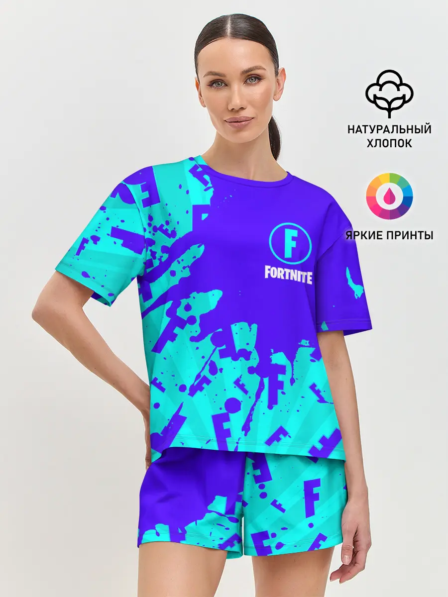 Женская пижама с шортами / FORTNITE / ФОРТНАЙТ