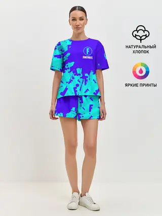 Женская пижама с шортами / FORTNITE / ФОРТНАЙТ