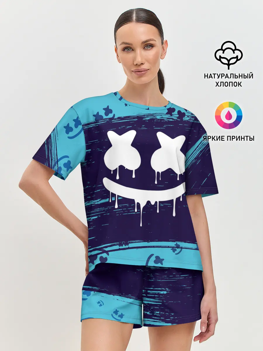 Женская пижама с шортами / MARSHMELLO / МАРШМЕЛЛОУ