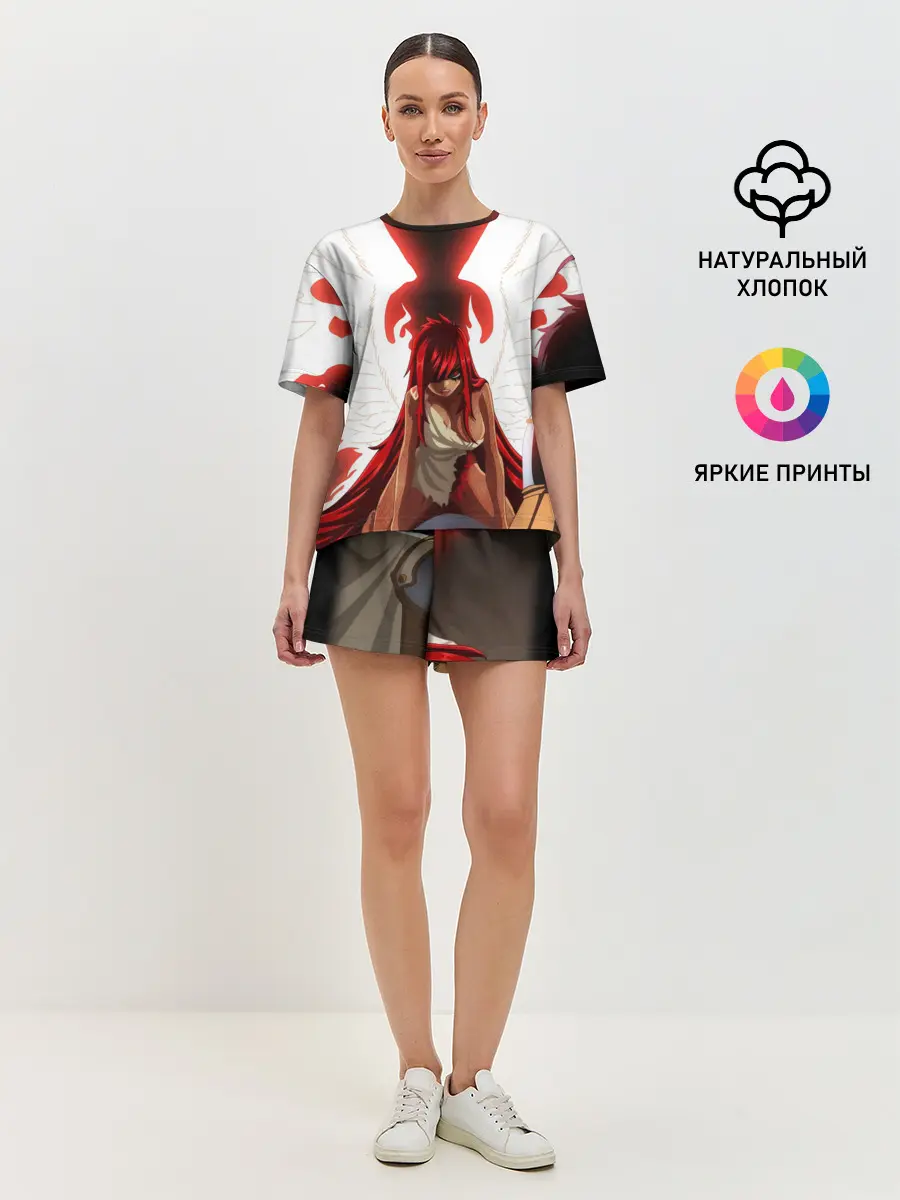 Женская пижама с шортами / Эльза Фейри Тейл