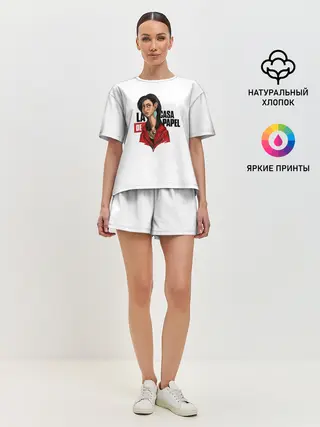 Женская пижама с шортами / БУМАЖНЫЙ ДОМ