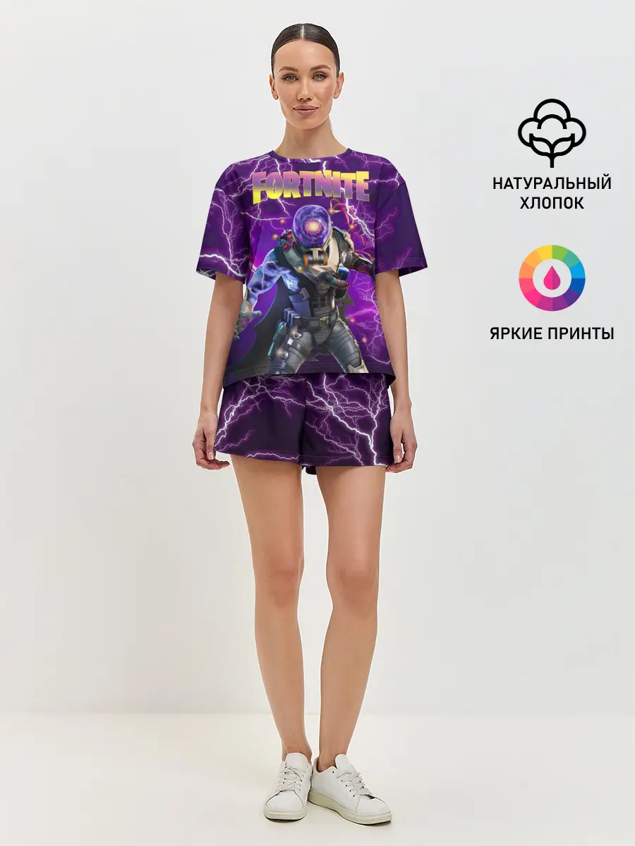 Женская пижама с шортами / Fortnite Cyclo Outfit