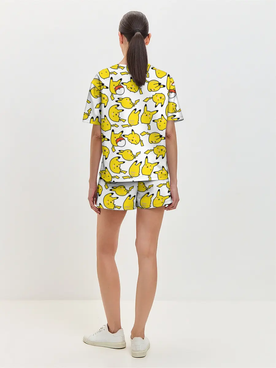 Женская пижама с шортами / Пикачу