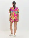 Женская пижама с шортами / ПАЛЬМЫ / ТРОПИКИ