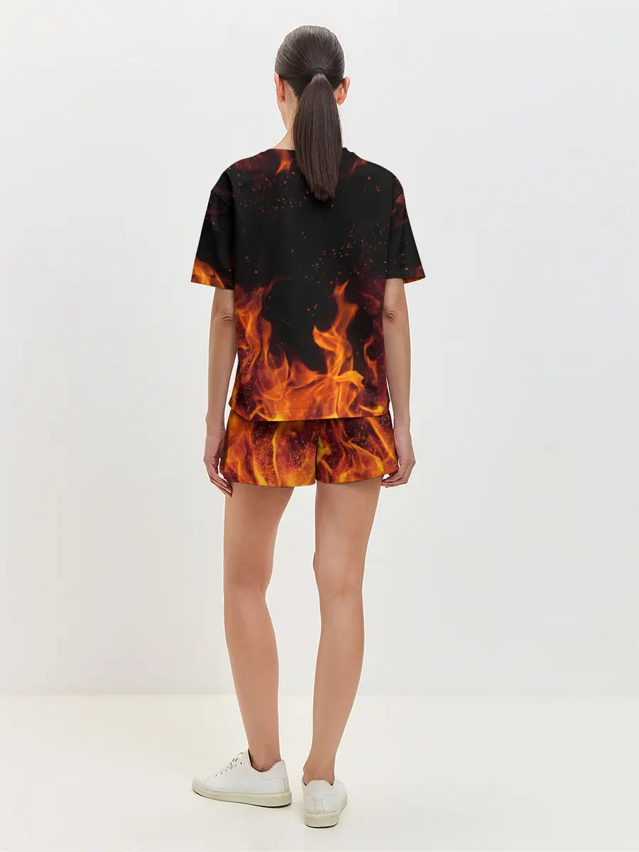 Женская пижама с шортами / S.T.A.L.K.E.R. 2 КОЛЕСО ОБОЗРЕНИЯ,ПРИПЯТЬ