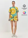 Женская пижама с шортами / Апельсины