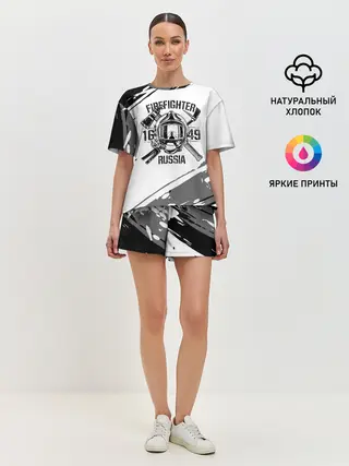 Женская пижама с шортами / FIREFIGHTER 1649 RUSSIA