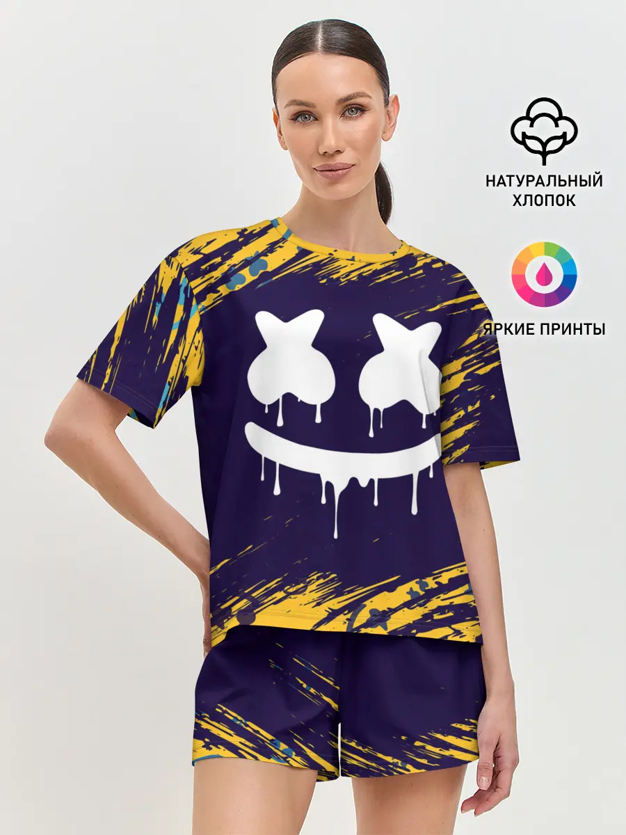 Женская пижама с шортами / MARSHMELLO / МАРШМЕЛЛОУ