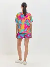 Женская пижама с шортами / НЕОНОВЫЕ ПАЛЬМЫ / НЕОН / NEON