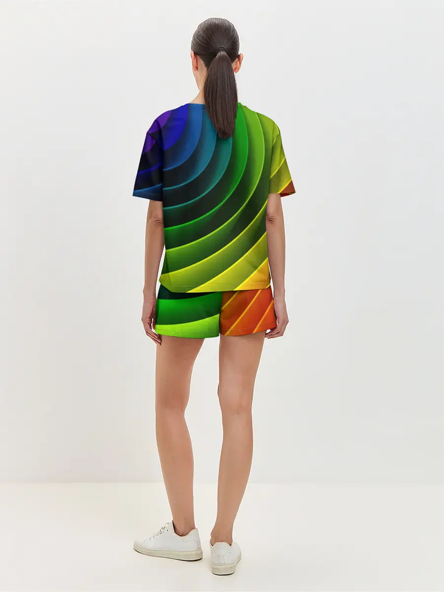 Женская пижама с шортами / Color