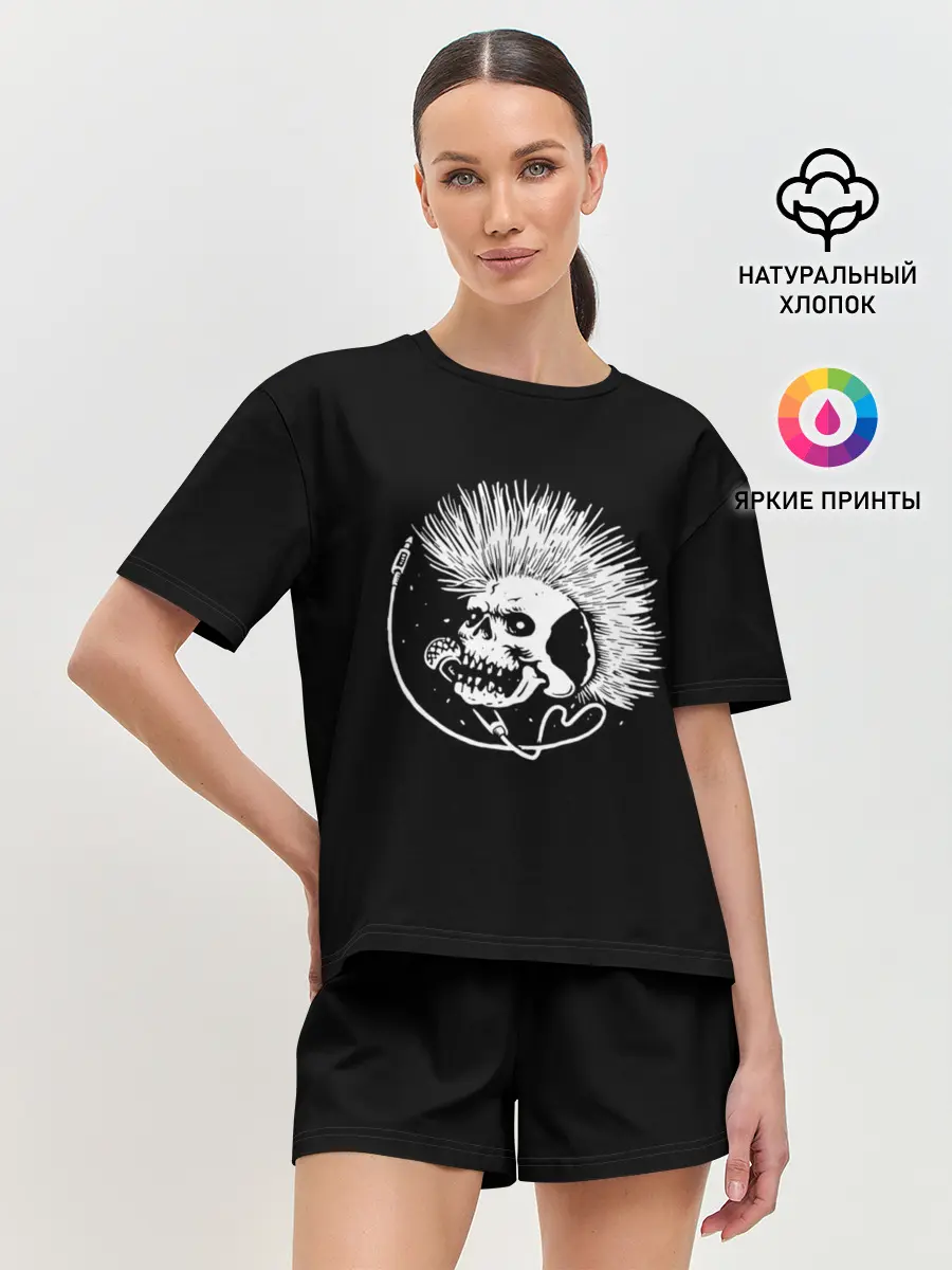 Женская пижама с шортами / Панк | Punk
