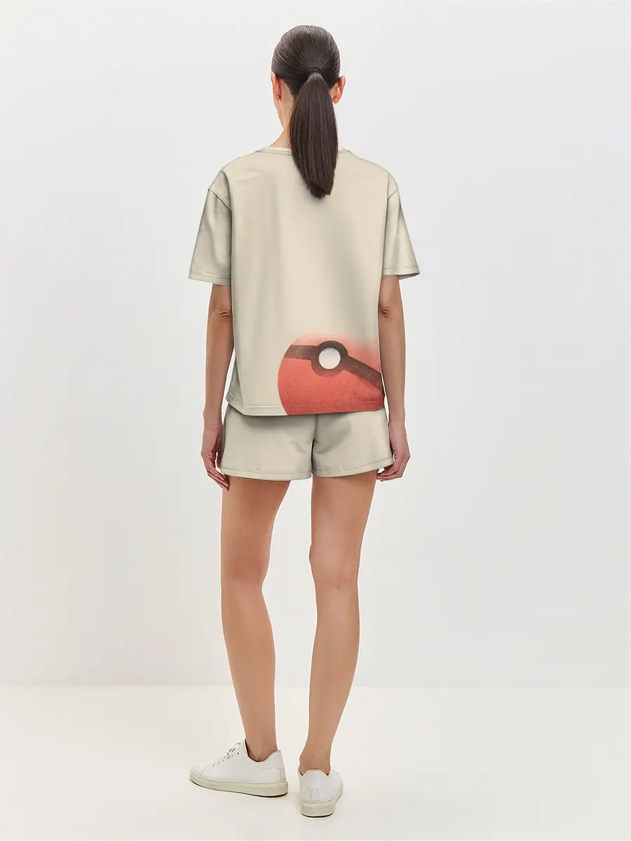 Женская пижама с шортами / Чаризард и покебол