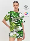 Женская пижама с шортами / ГАВАЙСКИЕ ЛИСТЬЯ