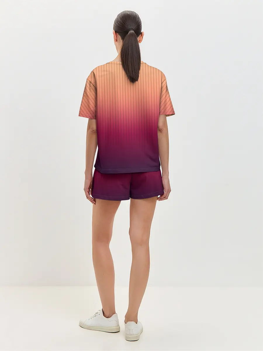 Женская пижама с шортами / The Gradient Of Deer