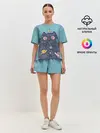 Женская пижама с шортами / Cat